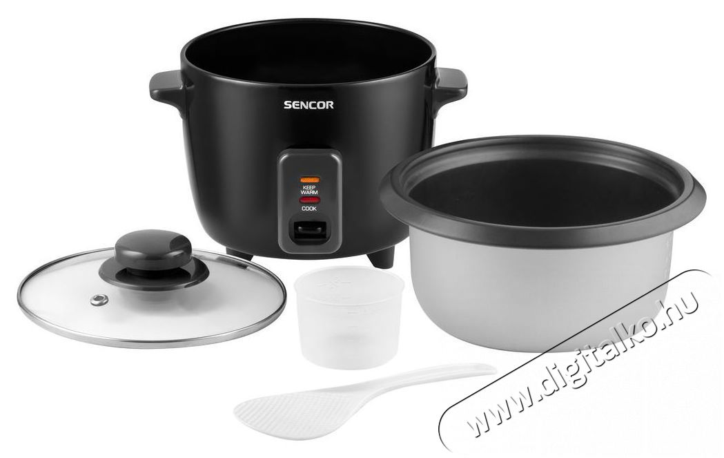 Sencor SRM 0601BK rizsfőző Konyhai term&eacute;kek - Konyhai kisg&eacute;p (s&uuml;t&eacute;s / főz&eacute;s / hűt&eacute;s / &eacute;telk&eacute;sz&iacute;t&eacute;s) - Rizsfőző - 371802