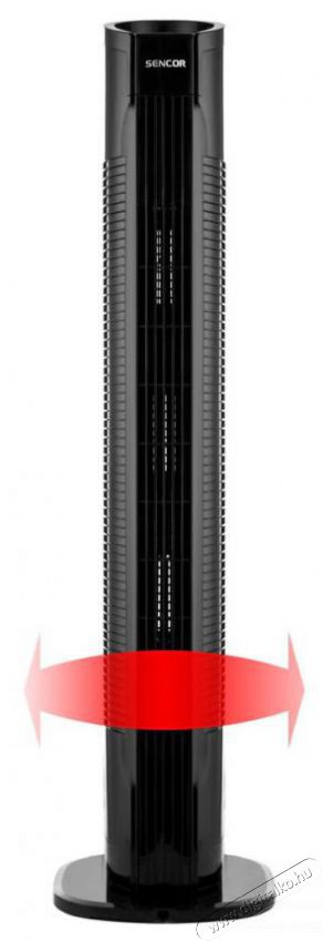 Sencor SFT 3113BK oszlop ventil&aacute;tor H&aacute;ztart&aacute;s / Otthon / K&uuml;lt&eacute;r - Ventil&aacute;tor / L&eacute;gkondicion&aacute;l&oacute; - &Aacute;ll&oacute; / padl&oacute; ventil&aacute;tor - 376737