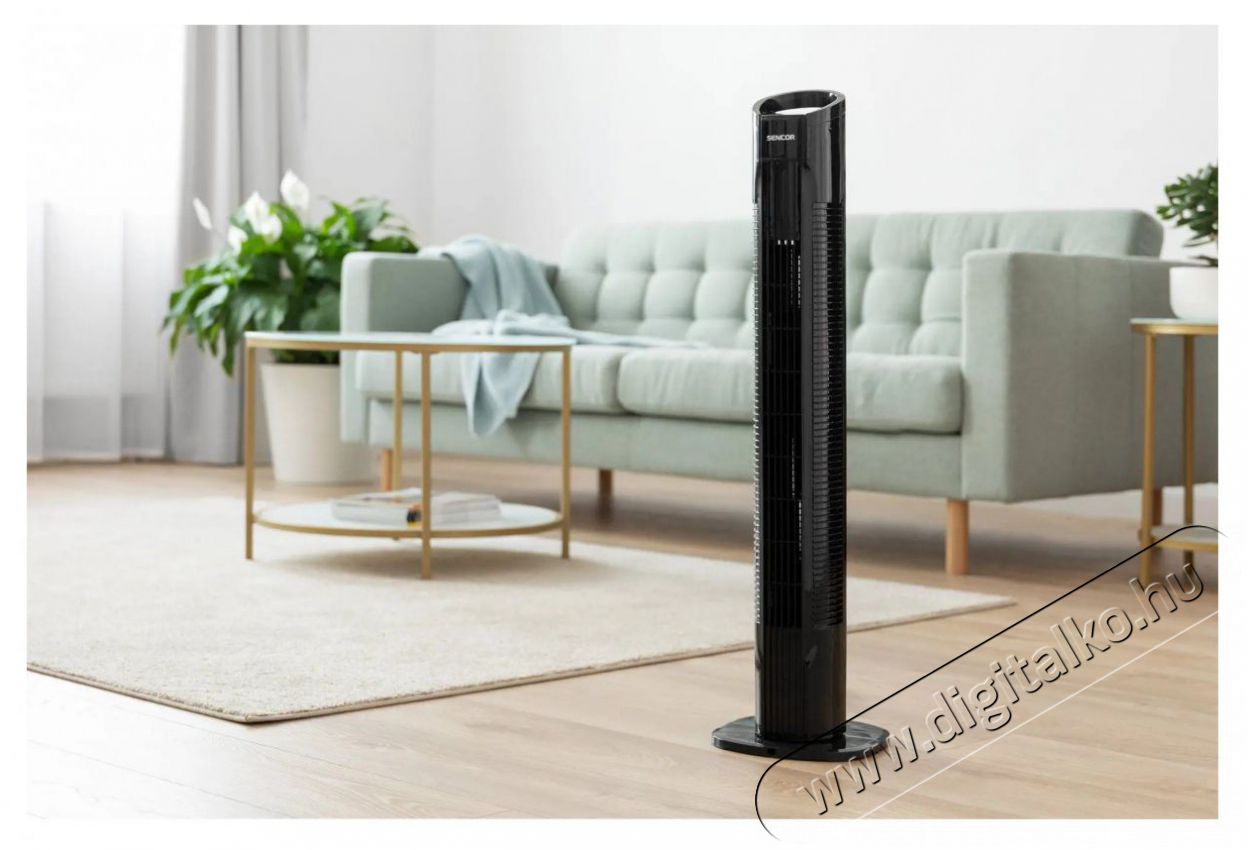 Sencor SFT 3113BK oszlop ventil&aacute;tor H&aacute;ztart&aacute;s / Otthon / K&uuml;lt&eacute;r - Ventil&aacute;tor / L&eacute;gkondicion&aacute;l&oacute; - &Aacute;ll&oacute; / padl&oacute; ventil&aacute;tor - 376737