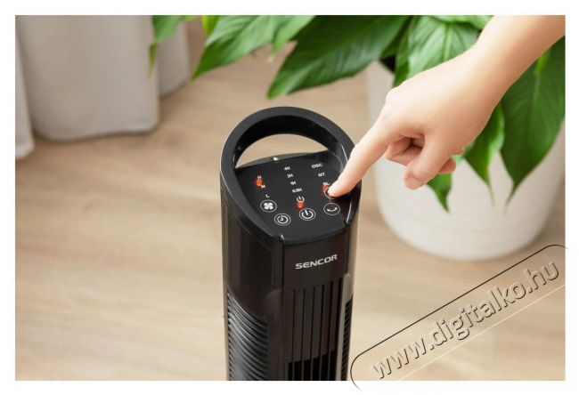 Sencor SFT 3113BK oszlop ventil&aacute;tor H&aacute;ztart&aacute;s / Otthon / K&uuml;lt&eacute;r - Ventil&aacute;tor / L&eacute;gkondicion&aacute;l&oacute; - &Aacute;ll&oacute; / padl&oacute; ventil&aacute;tor - 376737