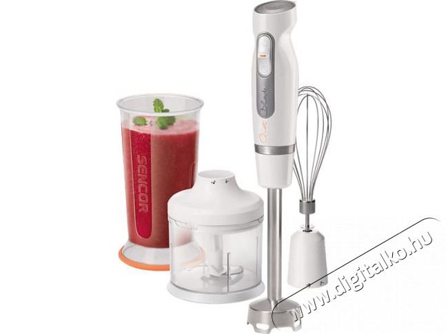 Sencor SHB 4378WH botmixer - feh&eacute;r Konyhai term&eacute;kek - Konyhai kisg&eacute;p (elők&eacute;sz&iacute;t&eacute;s / feldolgoz&aacute;s) - Botmixer - 376740