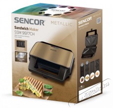 Sencor SSM 9977CH 4in1 szendvicss&uuml;tő Konyhai term&eacute;kek - Konyhai kisg&eacute;p (s&uuml;t&eacute;s / főz&eacute;s / hűt&eacute;s / &eacute;telk&eacute;sz&iacute;t&eacute;s) - Melegszendvics / gofri s&uuml;tő - 376840