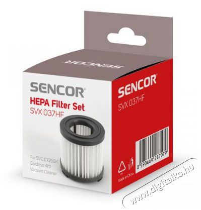 Sencor SVX 037HF hepafilter SVC 0725BK porsz&iacute;v&oacute; szűrő H&aacute;ztart&aacute;s / Otthon / K&uuml;lt&eacute;r - Porsz&iacute;v&oacute; / takar&iacute;t&oacute;g&eacute;p - Szűrő - 376861