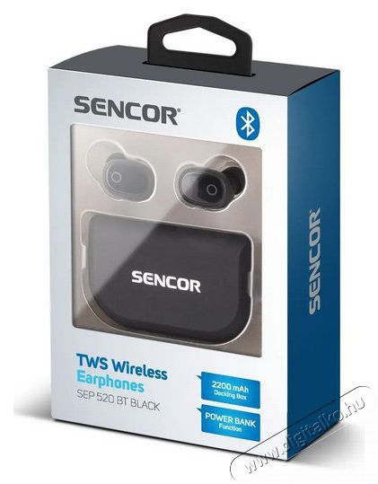 Sencor SEP 520BT BK TWS f&uuml;lhallgat&oacute; - fekete Audio-Video / Hifi / Multim&eacute;dia - F&uuml;l &eacute;s Fejhallgat&oacute;k - F&uuml;lhallgat&oacute; - 376724