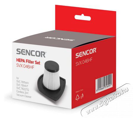 Sencor SVX 046HF HEPA filter SVC 78x szűrő k&eacute;szlet H&aacute;ztart&aacute;s / Otthon / K&uuml;lt&eacute;r - Porsz&iacute;v&oacute; / takar&iacute;t&oacute;g&eacute;p - Szűrő - 376864
