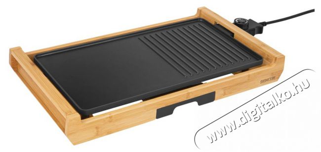 Sencor SBG 206BK elektromos grills&uuml;tő Konyhai term&eacute;kek - Konyhai kisg&eacute;p (s&uuml;t&eacute;s / főz&eacute;s / hűt&eacute;s / &eacute;telk&eacute;sz&iacute;t&eacute;s) - Kontakt grill s&uuml;tő / s&uuml;tőlap - 380427