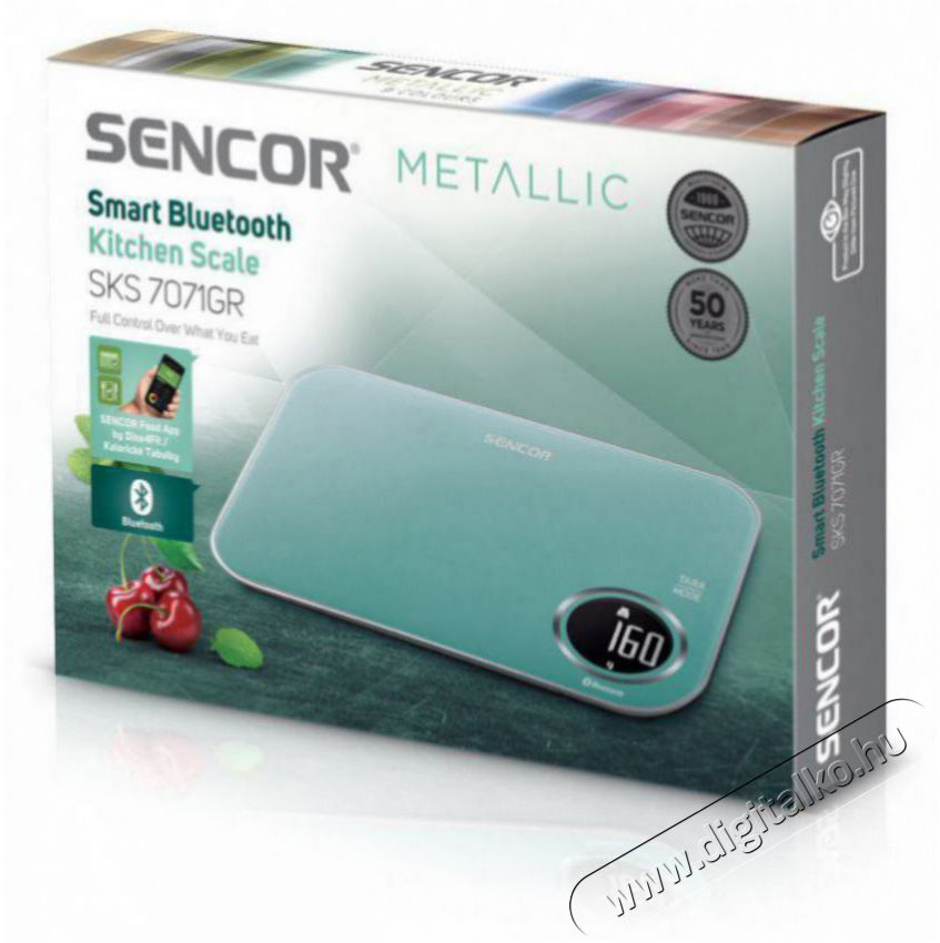 Sencor SKS 7071GR Smart konyhai m&eacute;rleg - T&uuml;rkiz Konyhai term&eacute;kek - Konyhai m&eacute;rleg - 400701