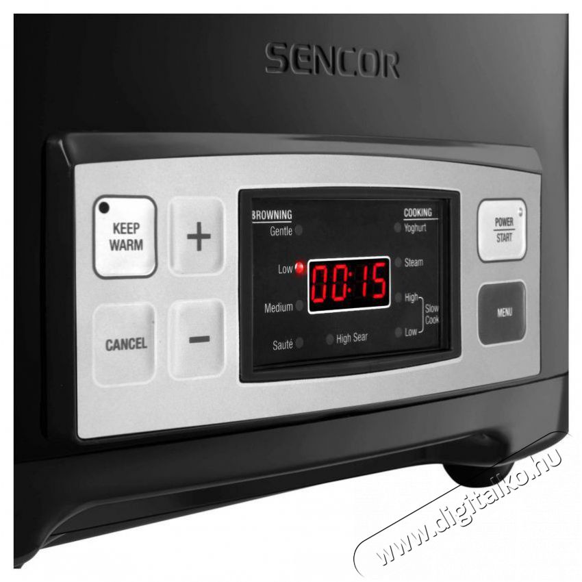 Sencor SPR 5508BK Lass&uacute; főző ed&eacute;ny Konyhai term&eacute;kek - Ed&eacute;ny - S&uuml;tőed&eacute;ny / j&eacute;nai t&aacute;l - 400731