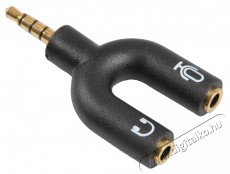 Sencor SAV 188-000 3,5 jack 4P M-2x F P Mobil / Kommunik&aacute;ci&oacute; / Smart - Mobiltelefon kieg&eacute;sz&iacute;tő / tok - K&aacute;bel / &aacute;talak&iacute;t&oacute; - 400622