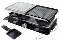 Sencor SBG 0260BK Raclette grill Konyhai termékek - Konyhai kisgép (sütés / főzés / hűtés / ételkészítés) - Kontakt grill sütő / sütőlap - 400624