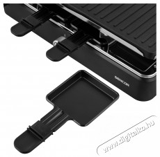 Sencor SBG 0260BK Raclette grill Konyhai term&eacute;kek - Konyhai kisg&eacute;p (s&uuml;t&eacute;s / főz&eacute;s / hűt&eacute;s / &eacute;telk&eacute;sz&iacute;t&eacute;s) - Kontakt grill s&uuml;tő / s&uuml;tőlap - 400624