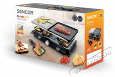 Sencor SBG 0260BK Raclette grill Konyhai term&eacute;kek - Konyhai kisg&eacute;p (s&uuml;t&eacute;s / főz&eacute;s / hűt&eacute;s / &eacute;telk&eacute;sz&iacute;t&eacute;s) - Kontakt grill s&uuml;tő / s&uuml;tőlap - 400624