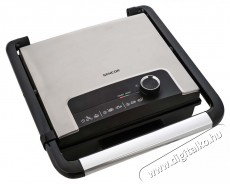 Sencor SBG 3710SS Kontakt grills&uuml;tő - Fekete-Ez&uuml;st Konyhai term&eacute;kek - Konyhai kisg&eacute;p (s&uuml;t&eacute;s / főz&eacute;s / hűt&eacute;s / &eacute;telk&eacute;sz&iacute;t&eacute;s) - Kontakt grill s&uuml;tő / s&uuml;tőlap - 400626