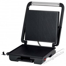Sencor SBG 3710SS Kontakt grills&uuml;tő - Fekete-Ez&uuml;st Konyhai term&eacute;kek - Konyhai kisg&eacute;p (s&uuml;t&eacute;s / főz&eacute;s / hűt&eacute;s / &eacute;telk&eacute;sz&iacute;t&eacute;s) - Kontakt grill s&uuml;tő / s&uuml;tőlap - 400626