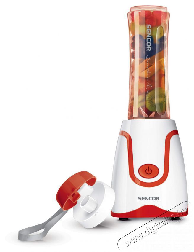 Sencor SBL 2114RD Smoothie Maker - Piros Konyhai term&eacute;kek - Konyhai kisg&eacute;p (elők&eacute;sz&iacute;t&eacute;s / feldolgoz&aacute;s) - Turmixg&eacute;p - 400630