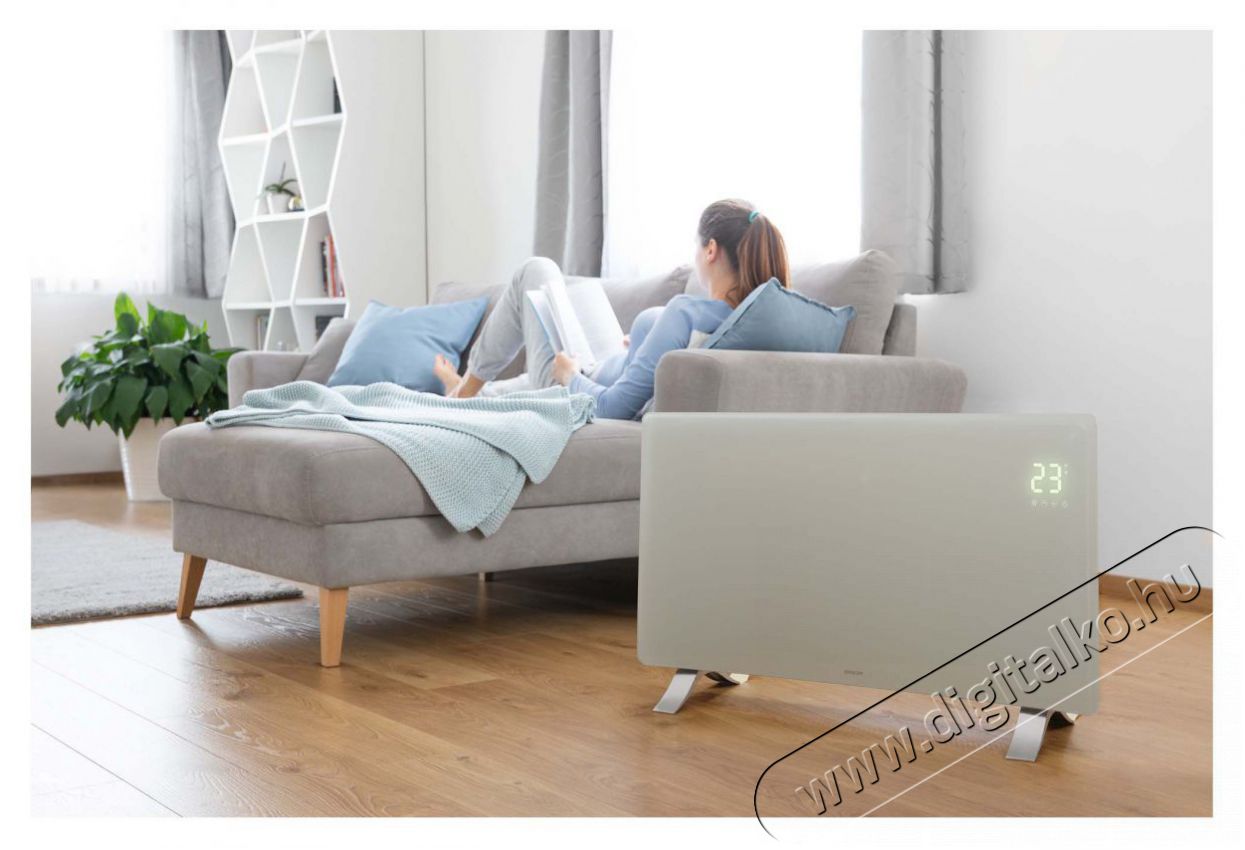 Sencor SCF 4740WH Elektromos konvektor - Fekete H&aacute;ztart&aacute;s / Otthon / K&uuml;lt&eacute;r - Fűt&eacute;s - Konvektor - 400637