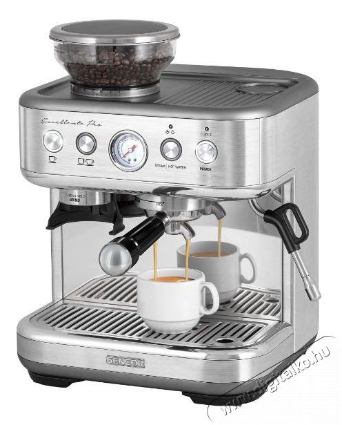 Sencor SES 6010SS Pressz&oacute;k&aacute;v&eacute;főző Konyhai term&eacute;kek - K&aacute;v&eacute;főző / k&aacute;v&eacute;&ouml;rlő / kieg&eacute;sz&iacute;tő - Pressz&oacute; k&aacute;v&eacute;főző - 400655