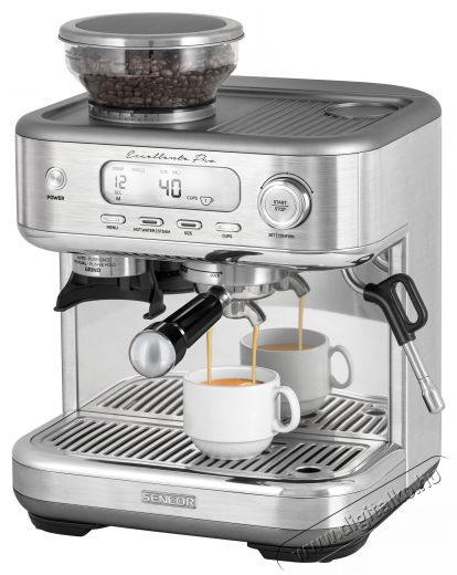 Sencor SES 6050SS Pressz&oacute;k&aacute;v&eacute;főző Konyhai term&eacute;kek - K&aacute;v&eacute;főző / k&aacute;v&eacute;&ouml;rlő / kieg&eacute;sz&iacute;tő - Pressz&oacute; k&aacute;v&eacute;főző - 400656