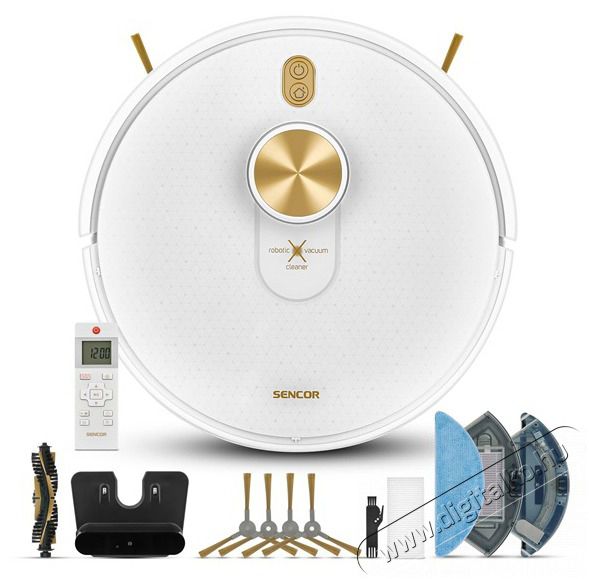 Sencor SRV 9150WH robotporsz&iacute;v&oacute; H&aacute;ztart&aacute;s / Otthon / K&uuml;lt&eacute;r - Porsz&iacute;v&oacute; / takar&iacute;t&oacute;g&eacute;p - Robotporsz&iacute;v&oacute; - 456297