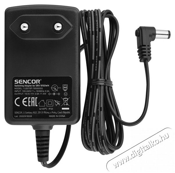 Sencor SRV 9150WH robotporsz&iacute;v&oacute; H&aacute;ztart&aacute;s / Otthon / K&uuml;lt&eacute;r - Porsz&iacute;v&oacute; / takar&iacute;t&oacute;g&eacute;p - Robotporsz&iacute;v&oacute; - 456297