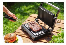 Sencor SBG 2070SS Kontakt, Pannini Grill - Fekete Konyhai term&eacute;kek - Konyhai kisg&eacute;p (s&uuml;t&eacute;s / főz&eacute;s / hűt&eacute;s / &eacute;telk&eacute;sz&iacute;t&eacute;s) - Kontakt grill s&uuml;tő / s&uuml;tőlap - 400625