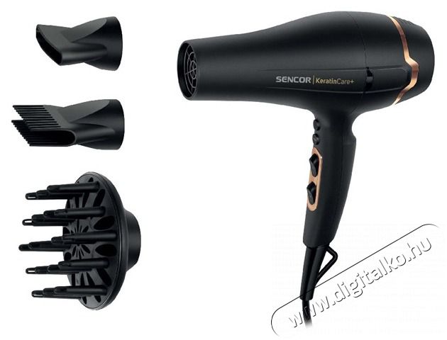 Sencor SHD 8275BK fekete hajsz&aacute;r&iacute;t&oacute; Sz&eacute;ps&eacute;g&aacute;pol&aacute;s / Eg&eacute;szs&eacute;g - Haj&aacute;pol&aacute;s - Hajsz&aacute;r&iacute;t&oacute; - 463167