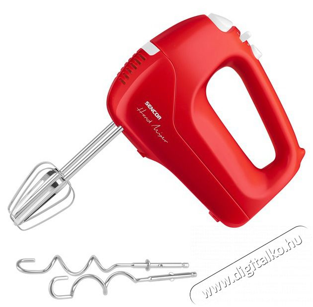 Sencor SHM 5404RD K&eacute;zi mixer Konyhai term&eacute;kek - Konyhai kisg&eacute;p (elők&eacute;sz&iacute;t&eacute;s / feldolgoz&aacute;s) - K&eacute;zi mixer - 400680