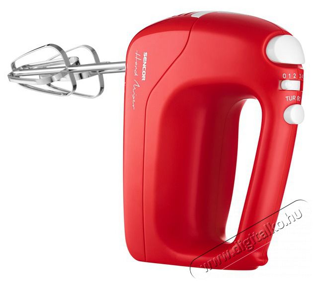 Sencor SHM 5404RD K&eacute;zi mixer Konyhai term&eacute;kek - Konyhai kisg&eacute;p (elők&eacute;sz&iacute;t&eacute;s / feldolgoz&aacute;s) - K&eacute;zi mixer - 400680