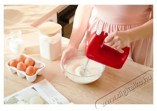 Sencor SHM 5404RD K&eacute;zi mixer Konyhai term&eacute;kek - Konyhai kisg&eacute;p (elők&eacute;sz&iacute;t&eacute;s / feldolgoz&aacute;s) - K&eacute;zi mixer - 400680