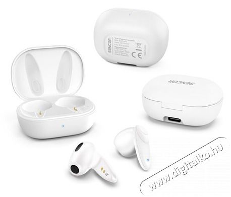 Sencor SEP 530BT WH F&Uuml;LHALLGAT&Oacute; BT TWS Audio-Video / Hifi / Multim&eacute;dia - F&uuml;l &eacute;s Fejhallgat&oacute;k - F&uuml;lhallgat&oacute; - 470145