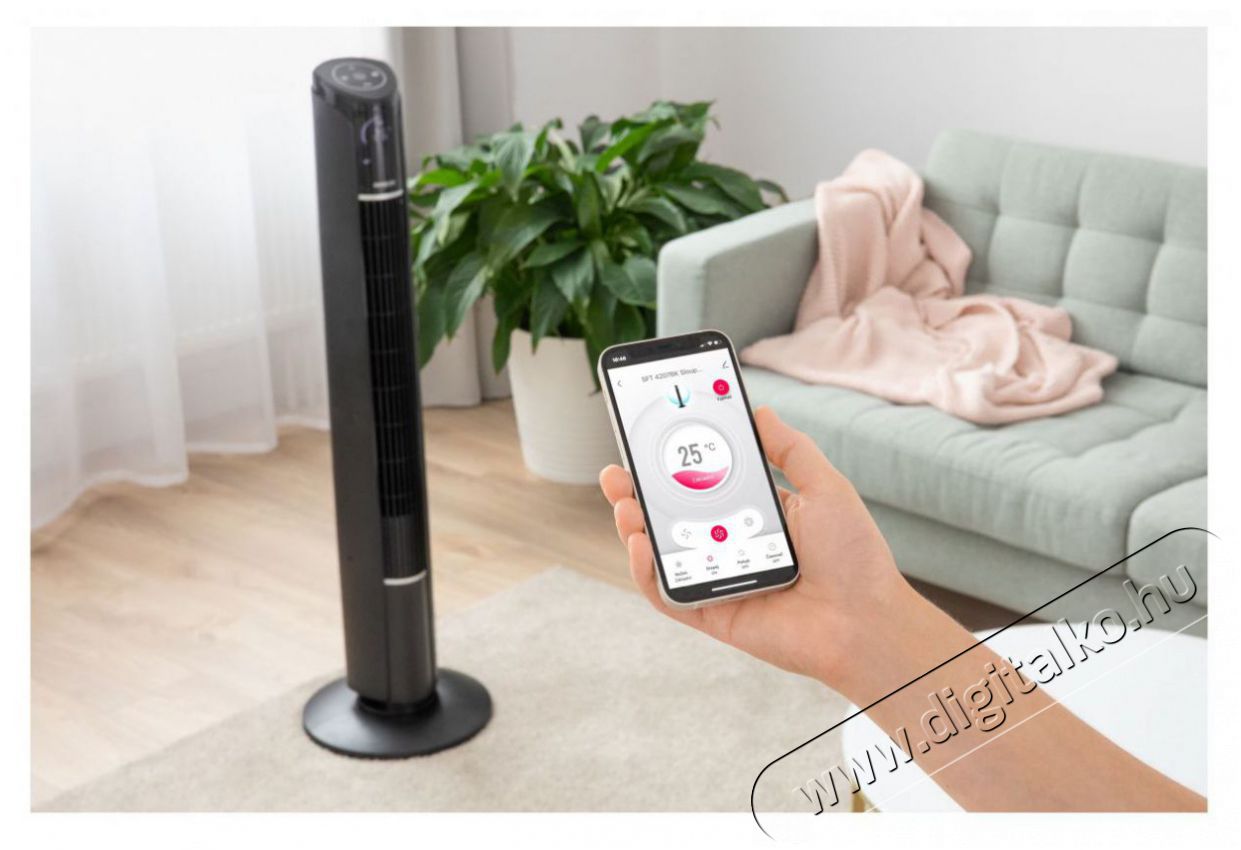 Sencor SFT 4207BK Oszlop ventil&aacute;tor H&aacute;ztart&aacute;s / Otthon / K&uuml;lt&eacute;r - Ventil&aacute;tor / L&eacute;gkondicion&aacute;l&oacute; - &Aacute;ll&oacute; / padl&oacute; ventil&aacute;tor - 475137