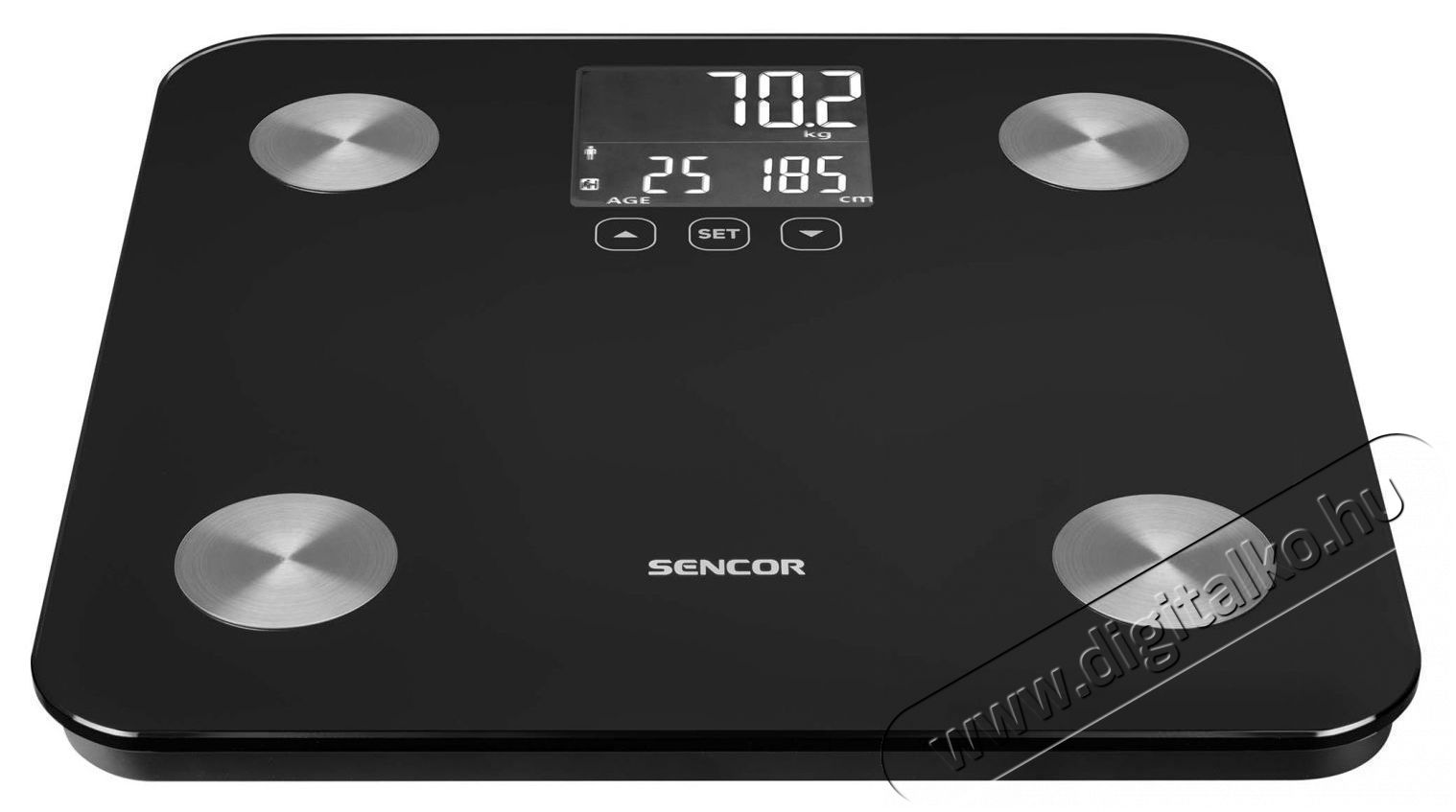 Sencor SBS 6026BK Szem&eacute;lym&eacute;rleg Sz&eacute;ps&eacute;g&aacute;pol&aacute;s / Eg&eacute;szs&eacute;g - M&eacute;rleg - Szem&eacute;ly m&eacute;rleg - 451705