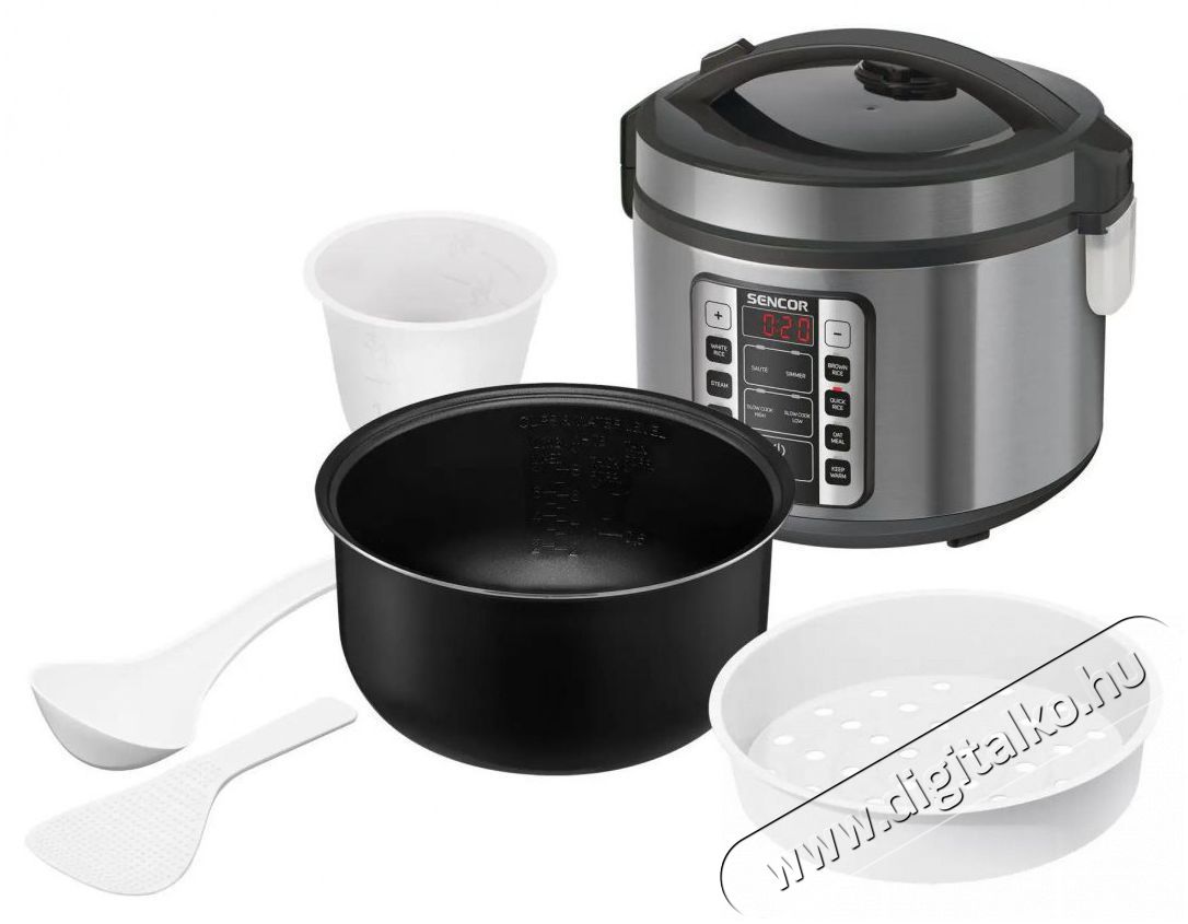 Sencor SRM 3151BK Rizsfőző Konyhai term&eacute;kek - Konyhai kisg&eacute;p (s&uuml;t&eacute;s / főz&eacute;s / hűt&eacute;s / &eacute;telk&eacute;sz&iacute;t&eacute;s) - Rizsfőző - 475648