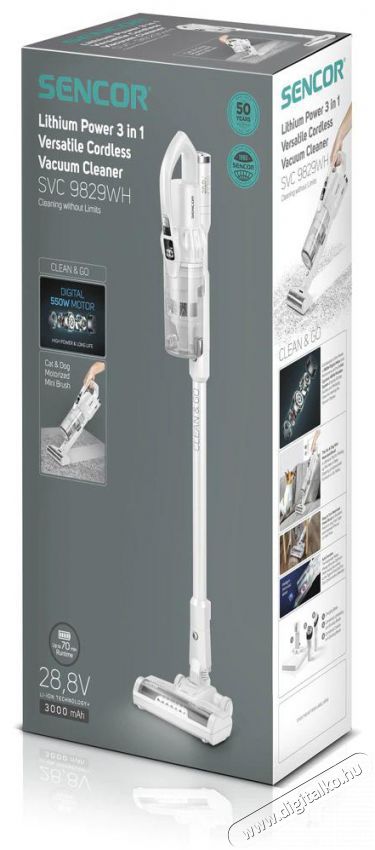 Sencor SVC 9829WH 3in1 r&uacute;dporsz&iacute;v&oacute; H&aacute;ztart&aacute;s / Otthon / K&uuml;lt&eacute;r - Porsz&iacute;v&oacute; / takar&iacute;t&oacute;g&eacute;p - K&eacute;zi / &aacute;ll&oacute; porsz&iacute;v&oacute; - 475649