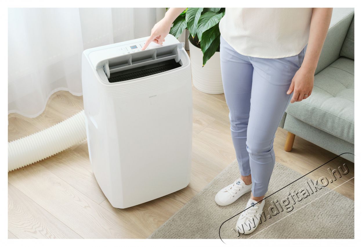 Sencor SAC MT9078CH Mobilkl&iacute;ma (9000BTU) H&aacute;ztart&aacute;s / Otthon / K&uuml;lt&eacute;r - Ventil&aacute;tor / L&eacute;gkondicion&aacute;l&oacute; - Mobil kl&iacute;ma - 451703