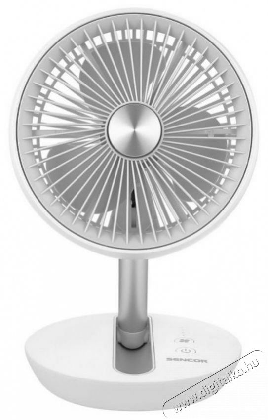 Sencor SFE 0773WH Akkus ventil&aacute;tor H&aacute;ztart&aacute;s / Otthon / K&uuml;lt&eacute;r - Ventil&aacute;tor / L&eacute;gkondicion&aacute;l&oacute; - Asztali ventil&aacute;tor - 492259