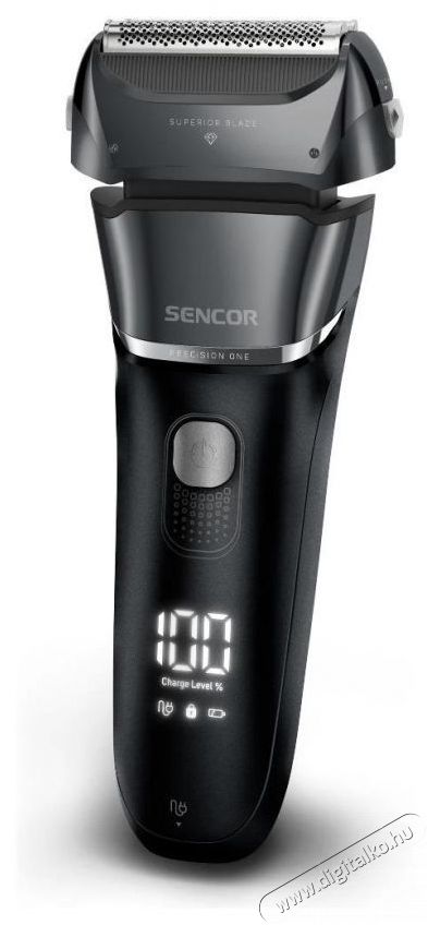 Sencor SMS 0900BK Elektromos borotva Sz&eacute;ps&eacute;g&aacute;pol&aacute;s / Eg&eacute;szs&eacute;g - Szőrtelen&iacute;tő / borotva - F&eacute;rfi borotva - 492261