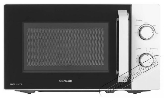 Sencor SMW 1918WH feh&eacute;r mikrohull&aacute;m&uacute; s&uuml;tő Konyhai term&eacute;kek - Mikrohull&aacute;m&uacute; s&uuml;tő - Mikrohull&aacute;m&uacute; s&uuml;tő (szabadon&aacute;ll&oacute;) - 460936