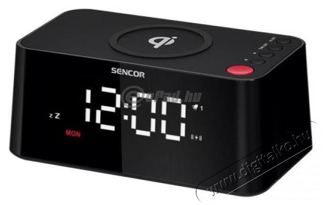 Sencor SDC 7600 Qi &Eacute;bresztő&oacute;ra t&ouml;ltővel H&aacute;ztart&aacute;s / Otthon / K&uuml;lt&eacute;r - &Oacute;ra - &Eacute;bresztő&oacute;ra - 476524