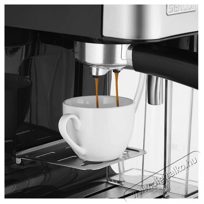 Sencor SES 4090SS Espresso k&aacute;v&eacute;főző Konyhai term&eacute;kek - K&aacute;v&eacute;főző / k&aacute;v&eacute;&ouml;rlő / kieg&eacute;sz&iacute;tő - Pressz&oacute; k&aacute;v&eacute;főző - 476531