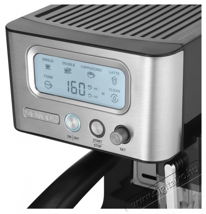 Sencor SES 4090SS Espresso k&aacute;v&eacute;főző Konyhai term&eacute;kek - K&aacute;v&eacute;főző / k&aacute;v&eacute;&ouml;rlő / kieg&eacute;sz&iacute;tő - Pressz&oacute; k&aacute;v&eacute;főző - 476531