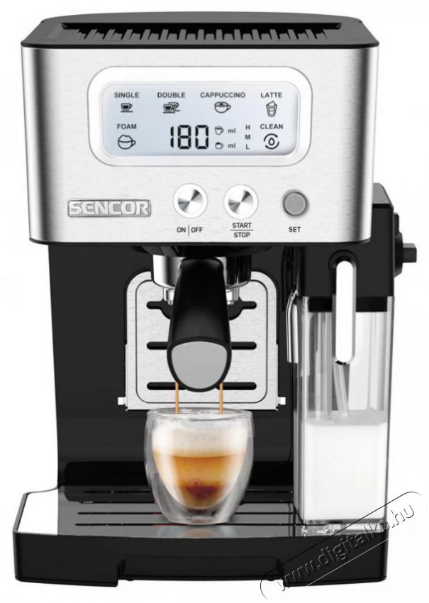Sencor SES 4090SS Espresso k&aacute;v&eacute;főző Konyhai term&eacute;kek - K&aacute;v&eacute;főző / k&aacute;v&eacute;&ouml;rlő / kieg&eacute;sz&iacute;tő - Pressz&oacute; k&aacute;v&eacute;főző - 476531