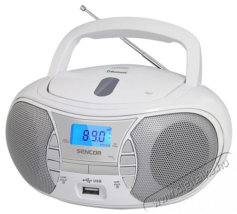 Sencor SPT 2700 WH R&Aacute;DI&Oacute; CD/MP3/USB/BT Audio-Video / Hifi / Multim&eacute;dia - R&aacute;di&oacute; / &oacute;r&aacute;s r&aacute;di&oacute; - Asztali r&aacute;di&oacute; - 476549