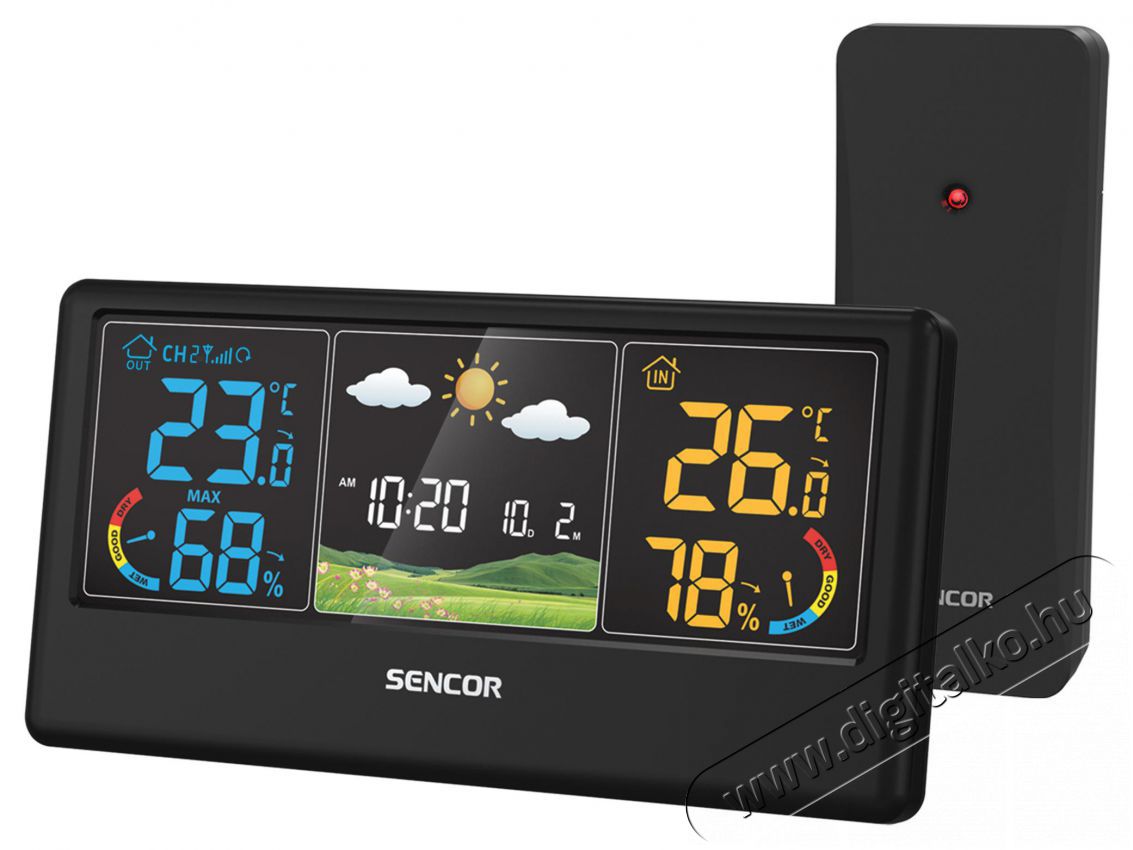 Sencor SWS 4100 B IDŐJ&Aacute;R&Aacute;S &Aacute;LLOM&Aacute;S H&aacute;ztart&aacute;s / Otthon / K&uuml;lt&eacute;r - Lak&aacute;sfelszerel&eacute;s - Időj&aacute;r&aacute;s &aacute;llom&aacute;s - 493395