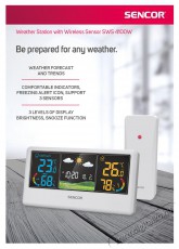 Sencor SWS 4100 W IDŐJ&Aacute;R&Aacute;S &Aacute;LLOM&Aacute;S H&aacute;ztart&aacute;s / Otthon / K&uuml;lt&eacute;r - Lak&aacute;sfelszerel&eacute;s - Időj&aacute;r&aacute;s &aacute;llom&aacute;s - 493396