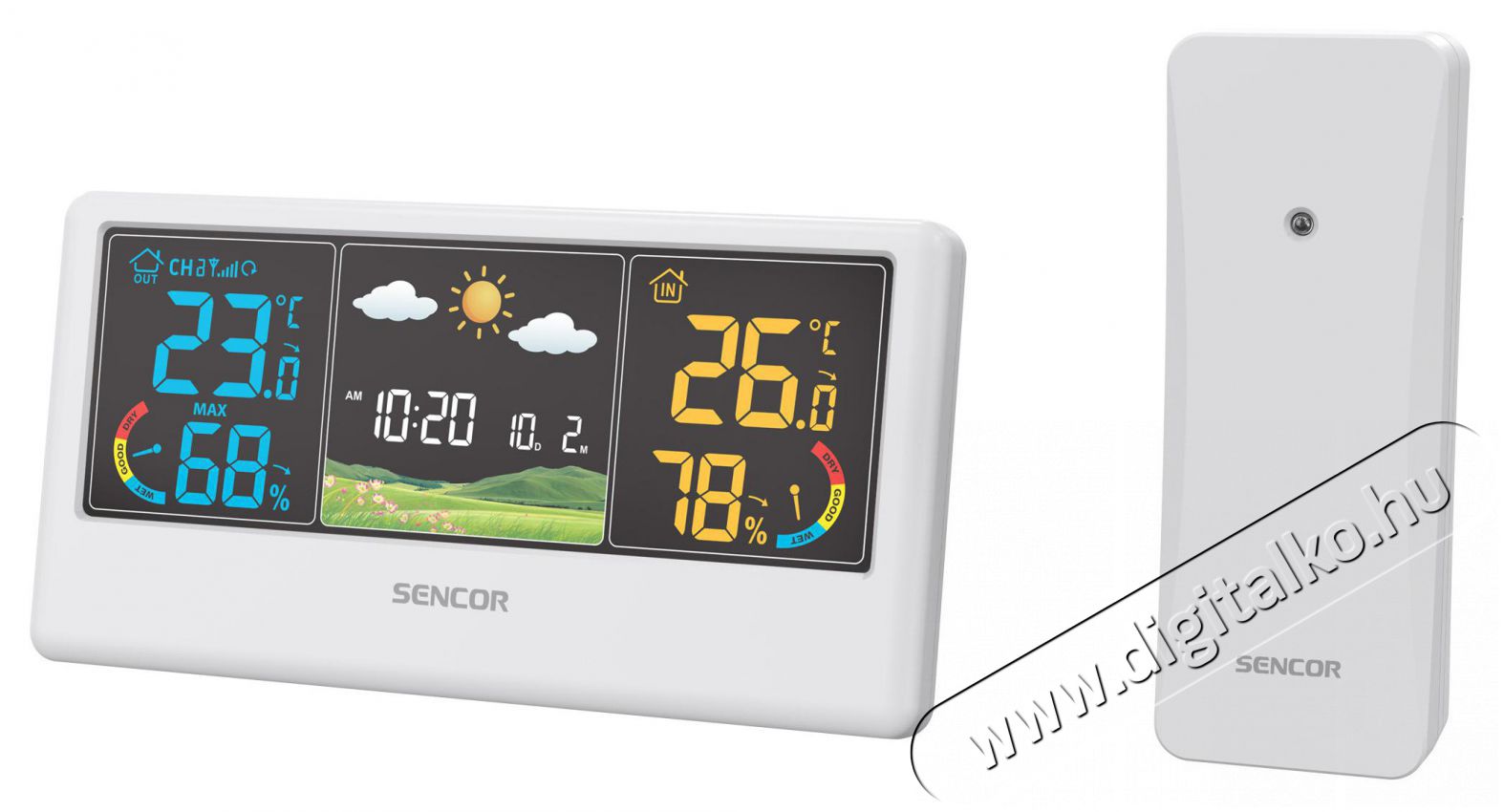 Sencor SWS 4100 W IDŐJ&Aacute;R&Aacute;S &Aacute;LLOM&Aacute;S H&aacute;ztart&aacute;s / Otthon / K&uuml;lt&eacute;r - Lak&aacute;sfelszerel&eacute;s - Időj&aacute;r&aacute;s &aacute;llom&aacute;s - 493396