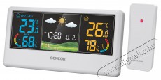 Sencor SWS 4100 W IDŐJ&Aacute;R&Aacute;S &Aacute;LLOM&Aacute;S H&aacute;ztart&aacute;s / Otthon / K&uuml;lt&eacute;r - Lak&aacute;sfelszerel&eacute;s - Időj&aacute;r&aacute;s &aacute;llom&aacute;s - 493396