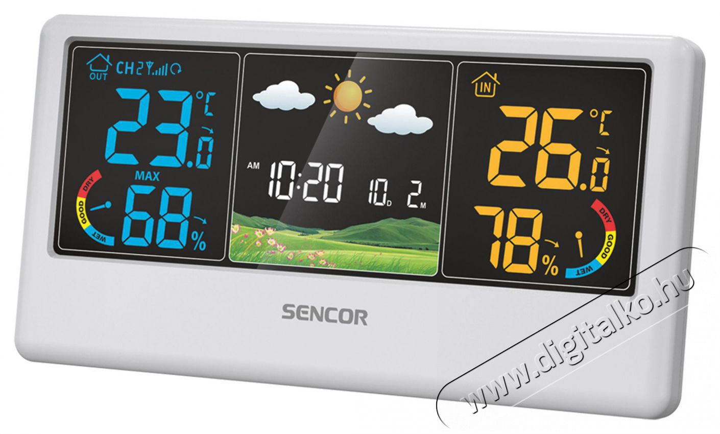 Sencor SWS 4100 W IDŐJ&Aacute;R&Aacute;S &Aacute;LLOM&Aacute;S H&aacute;ztart&aacute;s / Otthon / K&uuml;lt&eacute;r - Lak&aacute;sfelszerel&eacute;s - Időj&aacute;r&aacute;s &aacute;llom&aacute;s - 493396