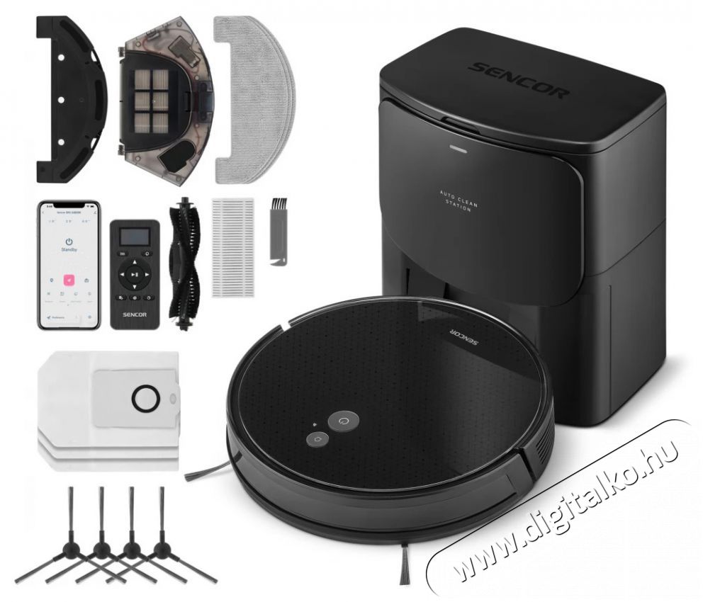 Sencor SRV 6485BK Robotporsz&iacute;v&oacute; H&aacute;ztart&aacute;s / Otthon / K&uuml;lt&eacute;r - Porsz&iacute;v&oacute; / takar&iacute;t&oacute;g&eacute;p - Robotporsz&iacute;v&oacute; - 493383