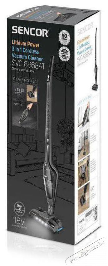 Sencor SVC 8668AT vezet&eacute;k n&eacute;lk&uuml;li porsz&iacute;v&oacute; H&aacute;ztart&aacute;s / Otthon / K&uuml;lt&eacute;r - Porsz&iacute;v&oacute; / takar&iacute;t&oacute;g&eacute;p - K&eacute;zi / &aacute;ll&oacute; porsz&iacute;v&oacute; - 493392